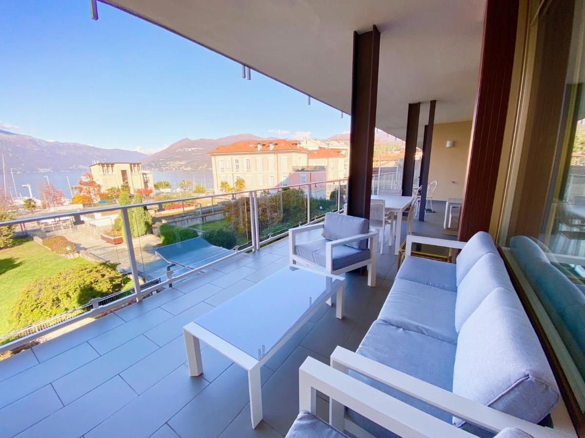 Appartamento Palazzo Di Vetro Луино Экстерьер фото