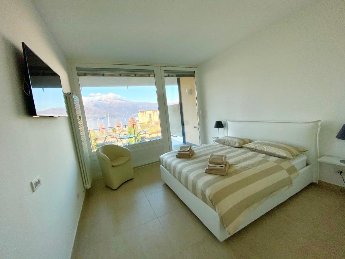 Appartamento Palazzo Di Vetro Луино Экстерьер фото